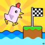 Chicken Scream Race is a fun action game with a unique voice or sound control mechanism. You will control a cute chicken to overcome obstacles, jump over deep holes, avoid traps - not by pressing buttons as usual, but by... shouting, talking or singing! 