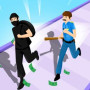 Cop Run 3D is a fun action game in the endless runner genre, where you can transform into a policeman chasing criminals through crowded streets, rooftops, parks and even