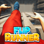 Flip Runner is an exciting parkour and running game. Players must overcome many levels while strategically running and jumping on high floors. Don't let your character fall flat on his face.