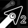 Geometry Arrow 2 is a fast reflex arcade game where you control an arrow that moves continuously in a maze full of matter. Your goal is to avoid geometric blocks, change direction appropriately and collect the highest score possible