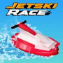Jetski Race pits players against waves, hazards, and difficult tracks on powerful jet skis. The game is thrilling as you race across rivers, oceans, and water parks against opponents or time
