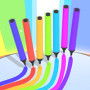 Pen Run Online is an engaging 3D game where you collect many pens and bring them to the finish line. Many interesting levels and upgrades are always waiting for you to explore!