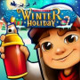 Subway Surfers Winter Holiday is a running game in the famous Subway Surfers series. If you are a fan, do not miss the game with the festive season theme with the red and green colors of winter!