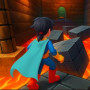 Superhero Escape Run – Parkour Challenge is a dramatic endless running action game (endless runner), where you transform into a superhero escaping from a secret base through dangerous corridors, houses and pipes