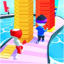 Wacky Run is a fun running game where you will be transformed into a character to run through obstacles. You can also race with other opponents!