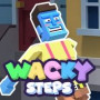 A clumsy avatar moves in Wacky Steps, a funny physics-based arcade game. It's not enough to move forward—you must manage balance, timing, and coordination awkwardly.