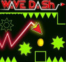 The high-speed arcade game Wave Dash requires players to steer a wave-like item across restricted passageways with sharp obstacles.